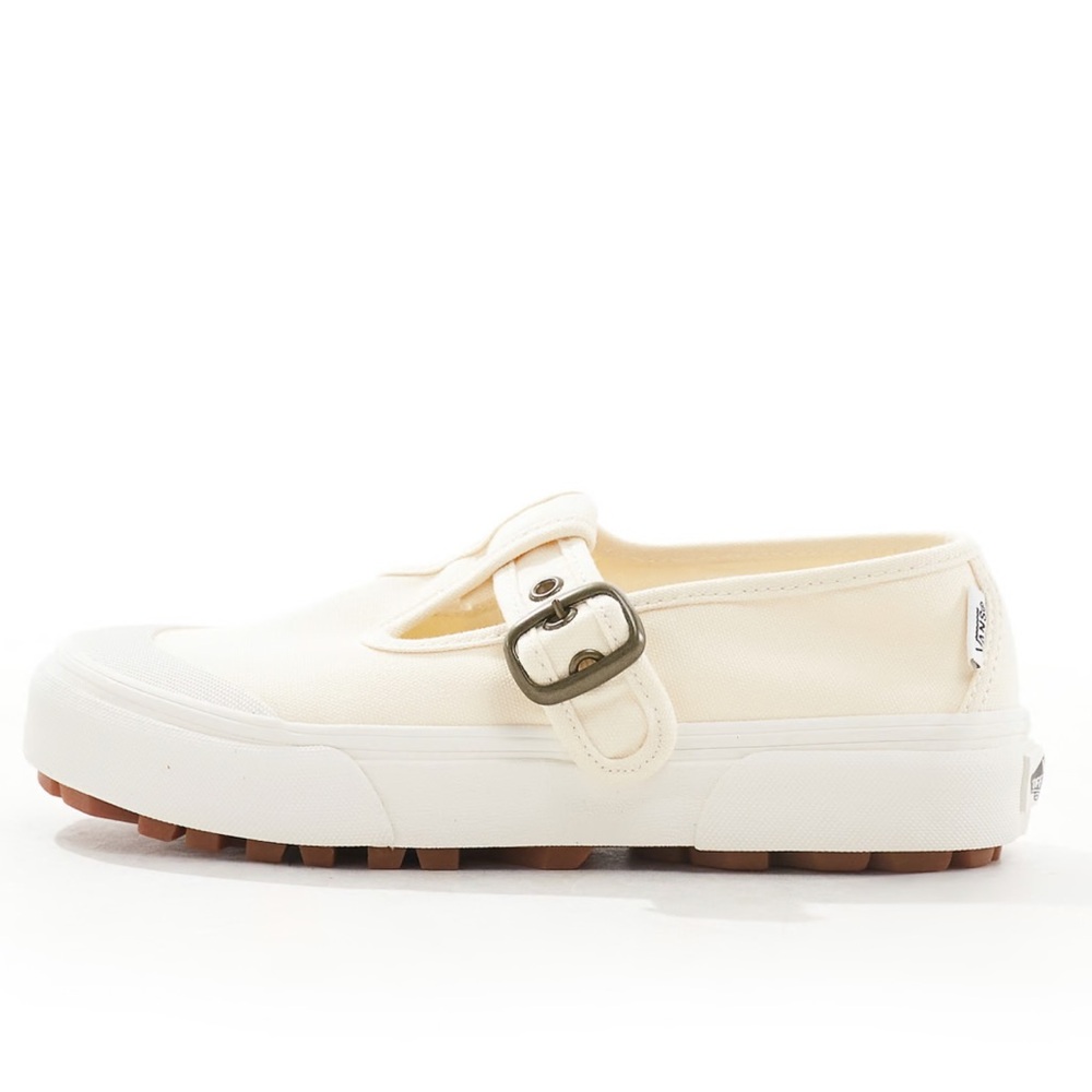 Vans Cream Mary Jane Shoes